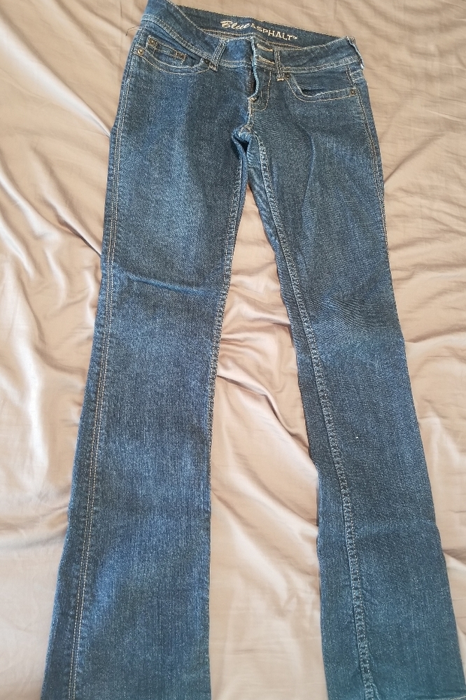 Blue Asphalt Jean's Size 5 Long